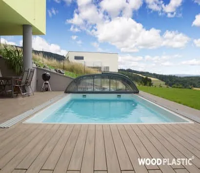 Терасна дошка WP Forest Plus в кольорі тік
